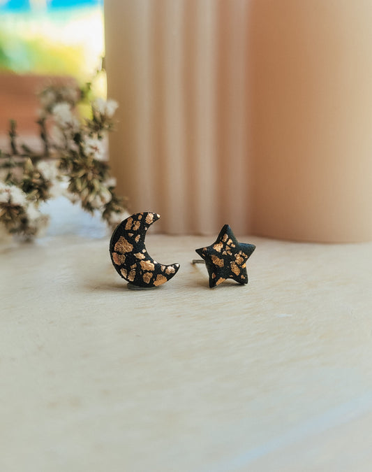 Studs | Star and Moon