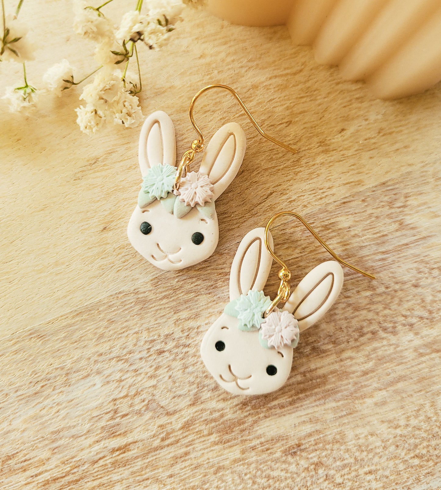Floral Easter Bunnies