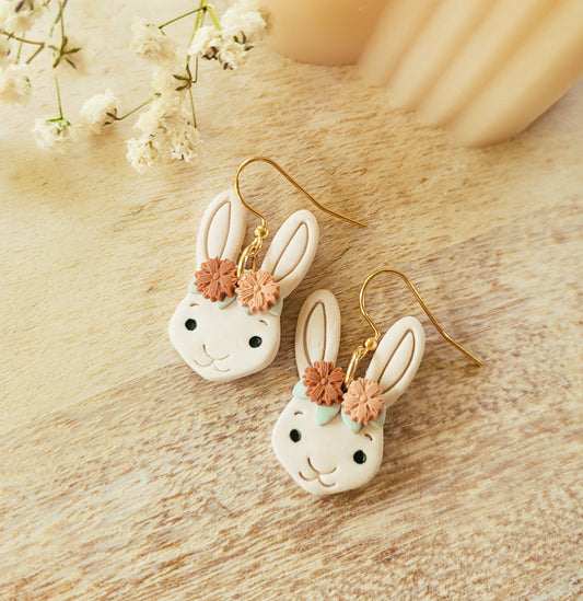 Floral Easter Bunnies